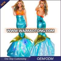 factory price sexy adult ladies fish fancy dress mermaid costume